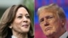 Phó Tổng thống Kamala Harris và Cựu Tổng thống Donald Trump.