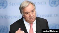 UN Secretary General Antonio Guterres