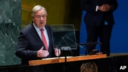 Tổng thư ký Liên Hợp Quốc António Guterres.