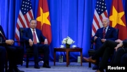 Tổng thống Biden có cuộc gặp với TBT, CTN Việt Nam Tô Lâm bên lề kỳ họp thứ 79 của Đại hội đồng LHQ tại New York, Hoa Kỳ, ngày 25/9/2024